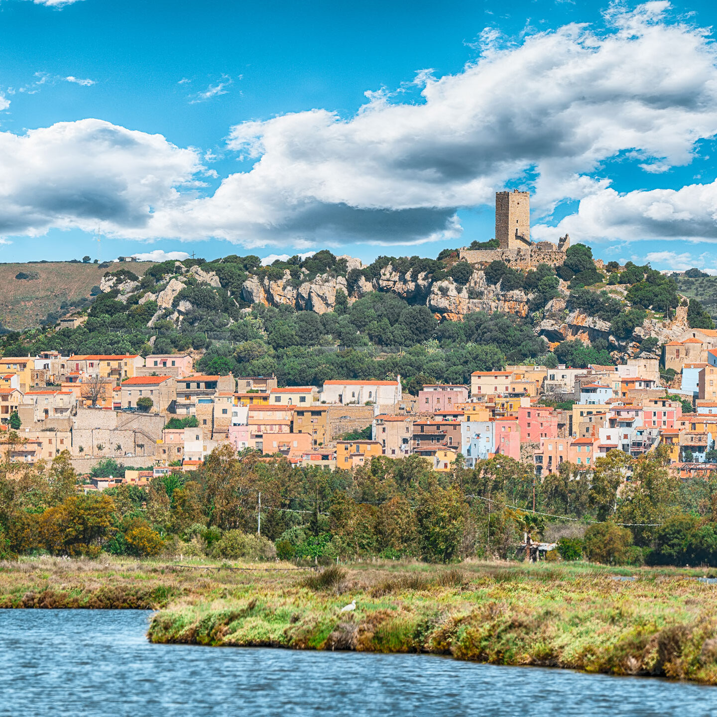 Sardinia hillside backdrop for educational programs in Italy