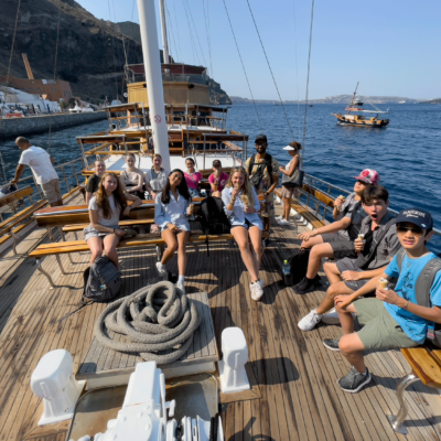 Sailing in Syros